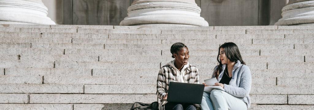 Two students talk about their government internship.